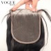 5x5 Kinky Straight Lace Closure,Natural Color,Brazilian Human Virgin Hair